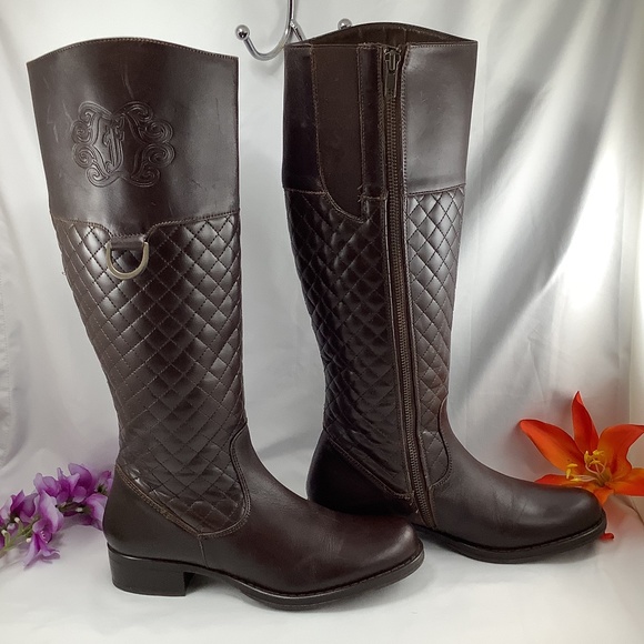 EFE Mexico Embossed Leather Boots 7 - Picture 1 of 12